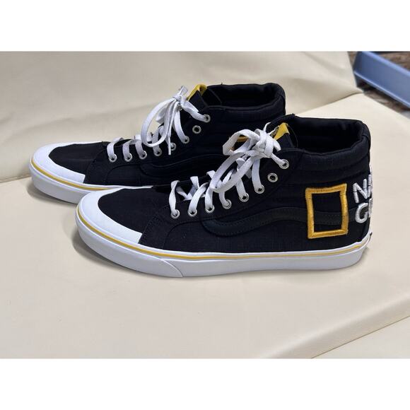 Vans Sk8-Hi National Geographic Mens 12 Rare Collectible Black main image 12